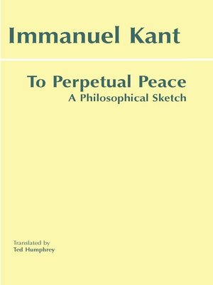 cover image of To Perpetual Peace